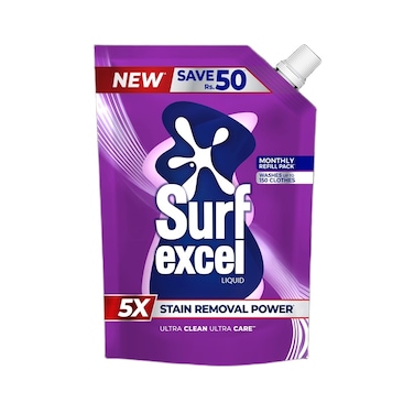 Surf Excel Liquid Refill Pouch 900 ml