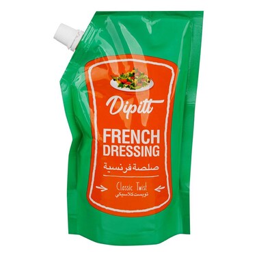 Dipitt French Dressing Pouch 375ml