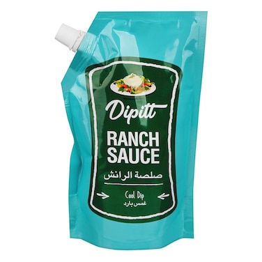 Dipitt Ranch Sauce Pouch 375ml