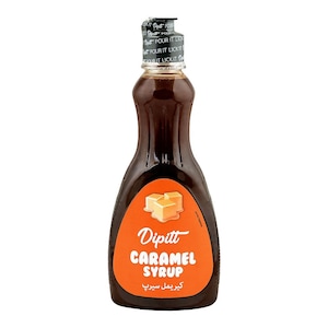 Dipitt Caramel Syrup Bottle 420ml