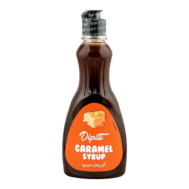 Dipitt Caramel Syrup Bottle 420ml