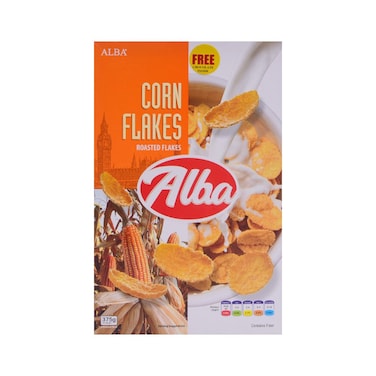 Alba Cereal Corn Flakes Roasted 375g
