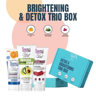 Derma Shine Brightening &amp; Detox Trio Box