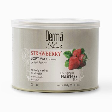 Derma Shine Soft Wax Strawberry 400g