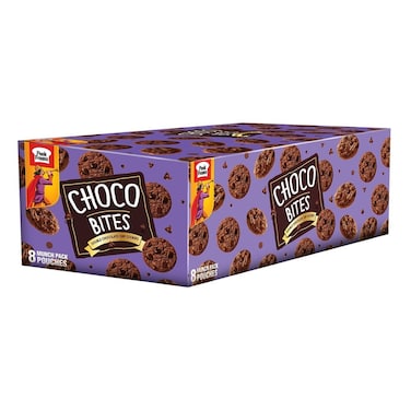 Peek Freans Choco Bites Double Chocolate Chip Munch Pack (Pack Of 8)