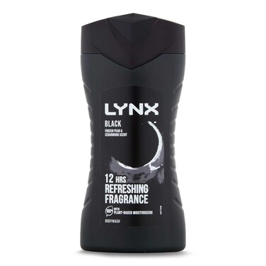 LYNX Body Wash Black Frozen Pear &amp; Cedarwood 225ml
