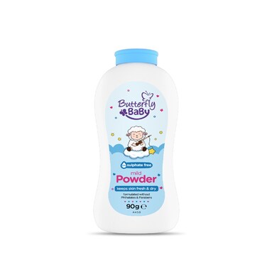 Butterfly Baby Sulphate Free Mild Powder 90g