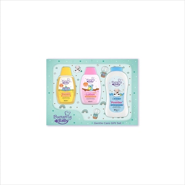 Butterfly Baby Gentle Care Gift Set Green 3 pcs