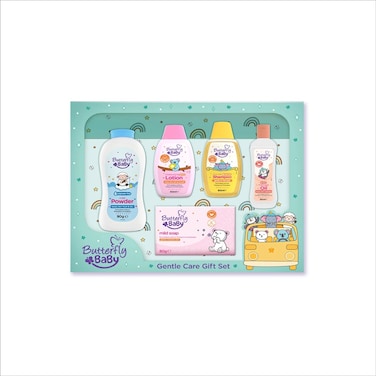 Butterfly Baby Gentle Care Gift Set Green 5 pcs