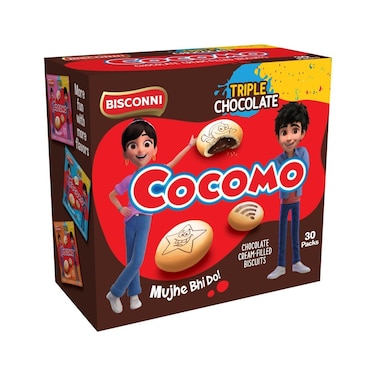 Bisconni Cocomo Triple Chocolate Snack Pack 30 (Pack Of 30)