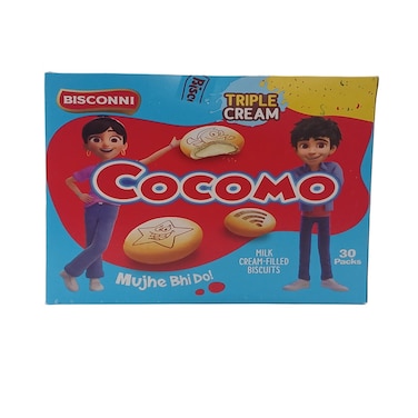 Bisconni Milk Cream Filled Cocomo 11g (Pack Of 30)