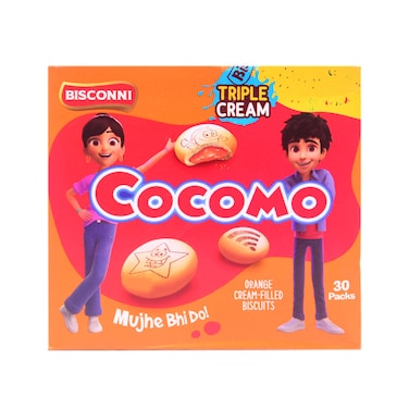 Bisconni Cocomo Orange Snack pack Triple Cream (Pack Of 30)