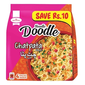 Kolson Instant Noodles Chatpata Family Pack 48g (Pack Of 4)