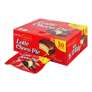 Lotte Choco Pie 23g (Pack Of 12)