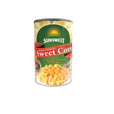 Sunsweet Whole Kernel Sweet Corn Brine 410g