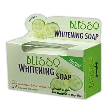Blesso Whitening Soap Cucumber &amp; Herbal 100g