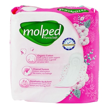 Molped Maxi Thick Sanitary Pad Long Value Pack 16Pc