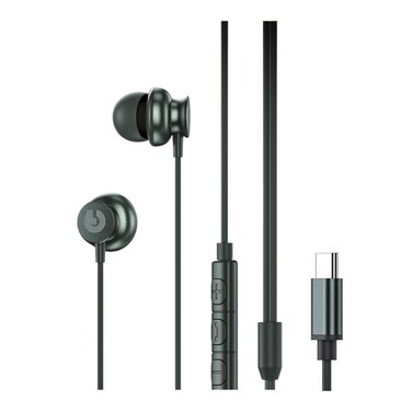 Yolo Tune Premium Stereo Type-C Wired Earphone Y-15 Green