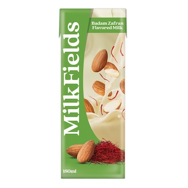 Milk Fields Badam Zafran Flavored Milk 180ml