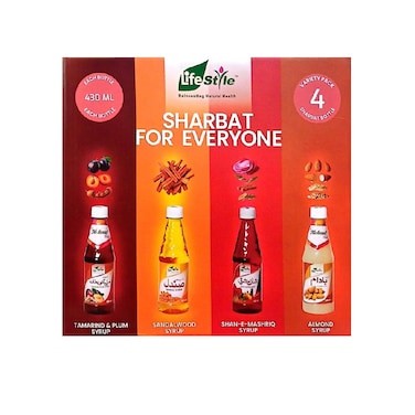 Lifestyle Sharbat Promo 430ml (Pack Of 4)