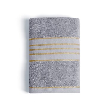 M Home Hand Towel Goldline Grey