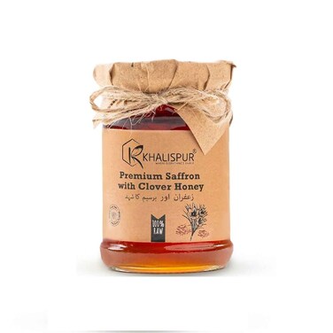 Khalispur Premium Saffron with Clover Honey 175g