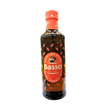 Basso Olive Oil Pomance Glass Bottle 500ml