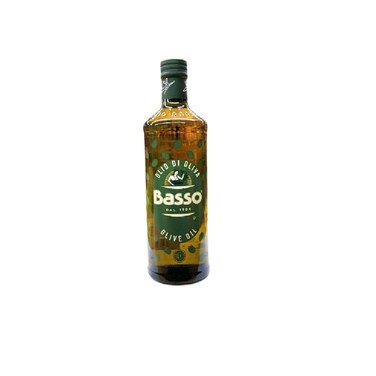Basso Olive Oil Pure Glass Bottle 1lt