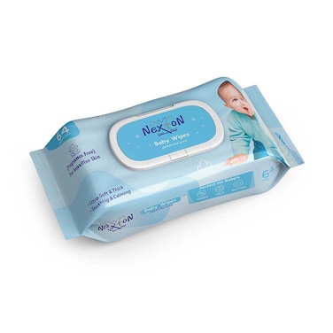 Nexton Baby Wipes Fragnance Free 64 Pc