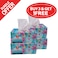 M-Logo Fac Tissue 150X2 Ply (Pack Of 4) - (Buy 3 Get 1 Free)