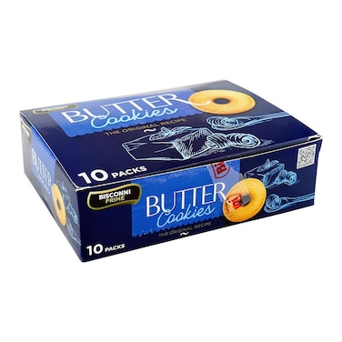 Bisconni Butter Cookies 24g (Pack Of 10)