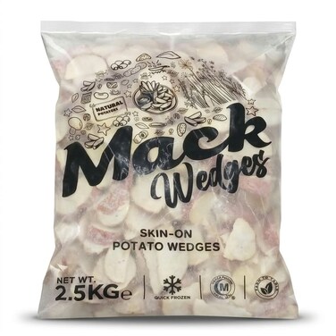 Mack Fries Skin On Wedges 2.5Kg
