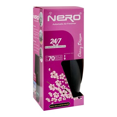 Nero Automatic Air Freshener Machine &amp; Cherry Blossom Refil 250ml
