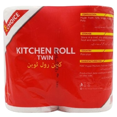 My Choice Kitchen Roll Twin Pack