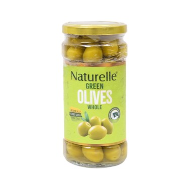 Naturelle Green Olive Whole 380g