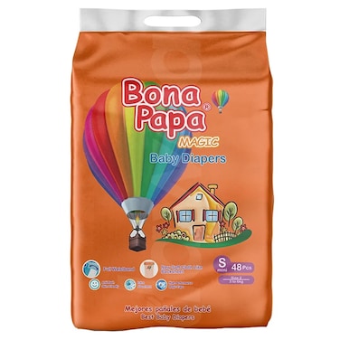 Bona Papa Economy Magic Small Diapers 48Pcs