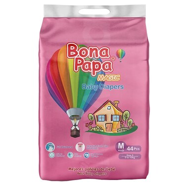 Bona Papa Economy Magic Medium Diapers 44Pcs