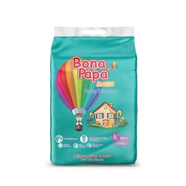 Bona Papa Magic Economy Pack Large Diaper 40Pcs