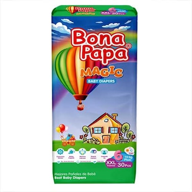 Bona Papa Magic Baby Diapers XXL 30Pcs