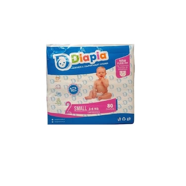 Diapia Mega Diapers Small 80pc