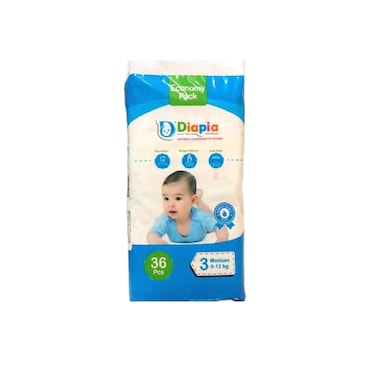 Diapia Economy Diapers Medium 36pc