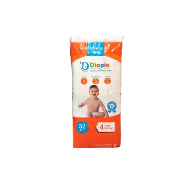 Diapia Economy Diapers Large 32pc