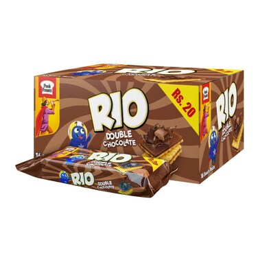 Peek Freans Rio Double Chocolate Snack Pack (Pack Of 16)