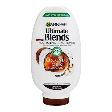 Garnier Ultimate Blends Coconut Milk &amp; Macadamia Nourishing Conditioner 400ml