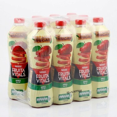 Nestle Fruita Vitals Apple No Added Sugar 1lt (Pack Of 12)