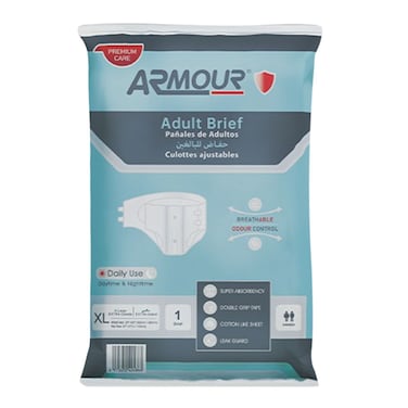 Armour Adult Brief Diaper XL 20Pcs