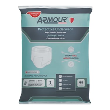 Armour Protective Underwear Adult Pants Medium 20Pcs