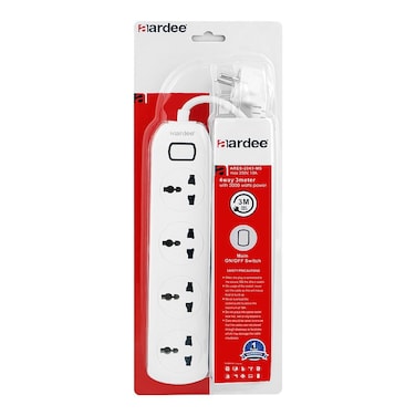 Aardee Extension ARES 2043 Socket 4Way Wire 3Meter
