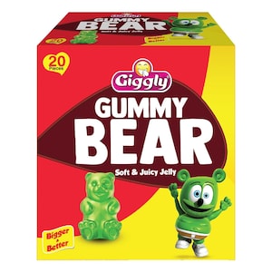 Giggly Gummy Bear Soft & Juicy Jelly 115g
