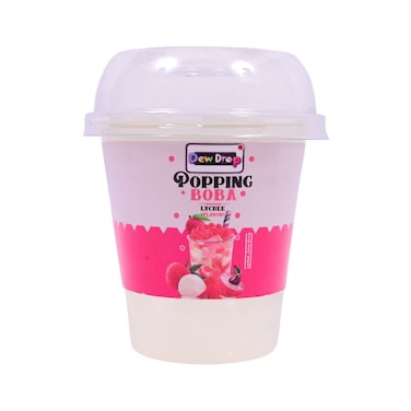 Dewdrop Popping Boba Lychee Flavor Drinks 230ml